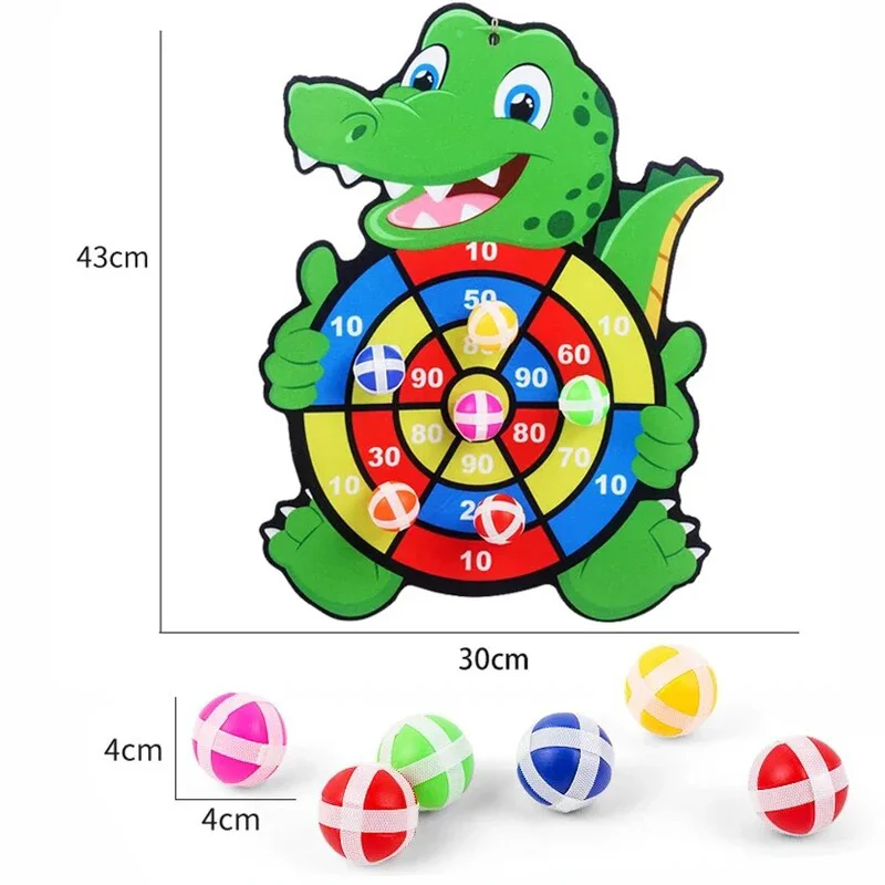 Educational Games Dart Board Baby Toy Stickey Ball Indoor Sports Child...