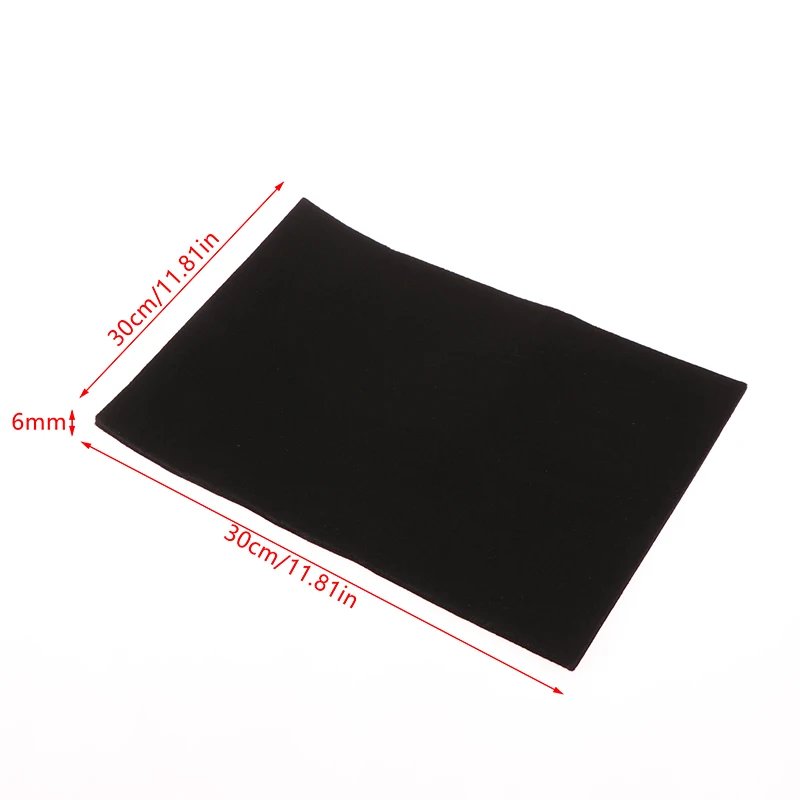 1Pcs Black Welding Protective Blanket Graphite Felt Torch Shield Pack Protective Sheet Carbon Fiber High Temp 300*200mm Durable