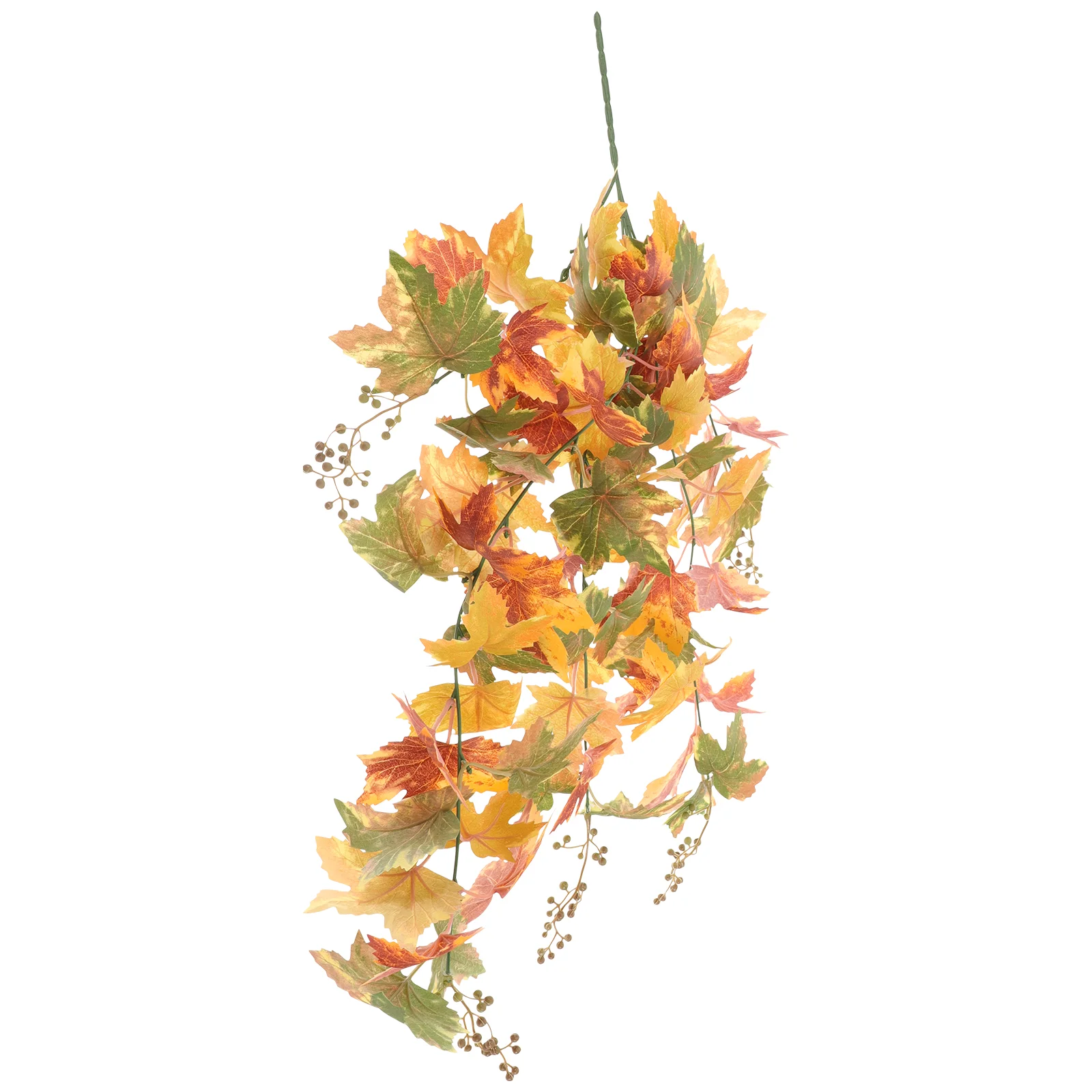 

Fall Leaf Garland Maple Pendant Decor Party Supplies Autumn Hanging Plastic Wall Vine Wreath