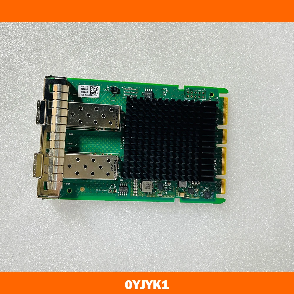 For Intel 10G Dual 10G Fiber Optic Network Card 0YJYK1 OCP 3 0 X710 DA2