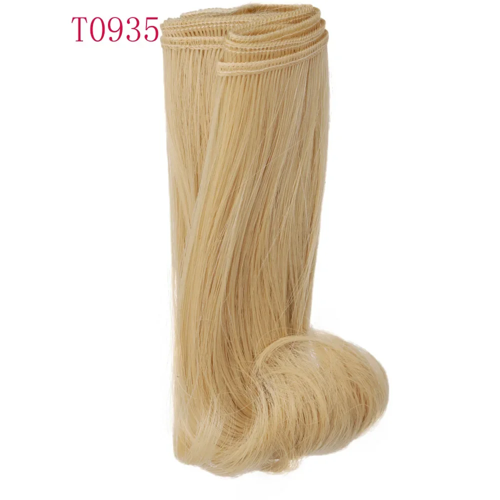 1 piece 15 cm curly doll hair 1/3 /1/4 1/6 Bjd curly BJD wigs SD Russian handmade cloth Doll hair