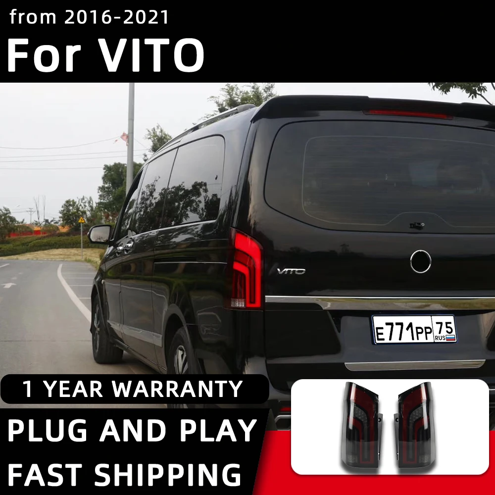 

Taillight For Benz VITO LED Taillights 2016-2021 V250 V260 V260L Tail Lamp Car Styling DRL Signal Projector Lens Auto Accessorie