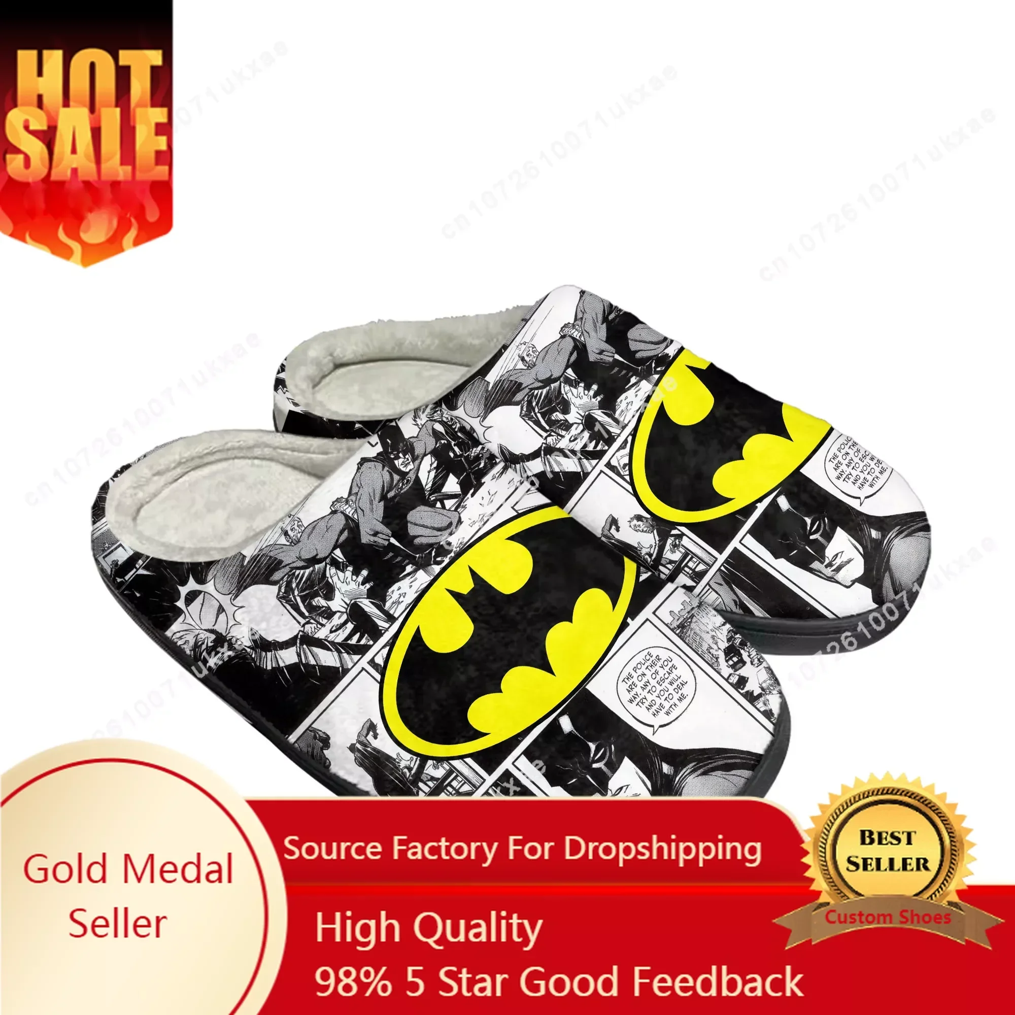 Schinelo Home Cotton Custom Slippers Mens Womens Sandals Plush cave vampire Cartoon Casual Keep Warm Shoes Thermal Slipper