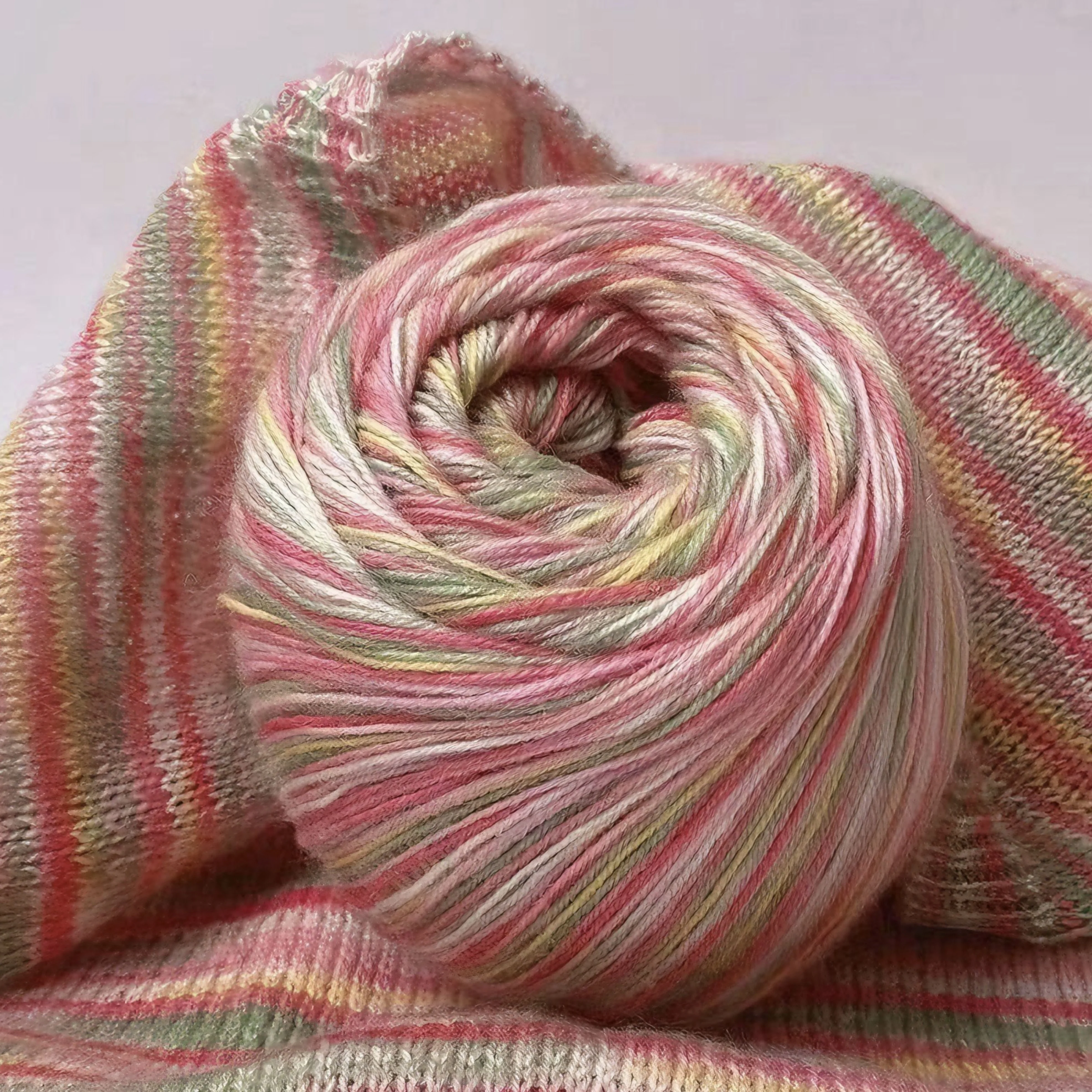 50g Per Roll Partially Dyed Merino Wool Yarn Soft and Delicate in Texture Ideal for DIY Knitting of Scarves Shawls and Sweaters 6