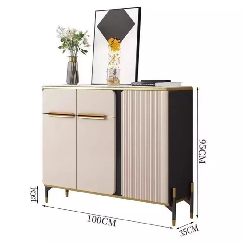 Armadi da soggiorno moderni ed eleganti Design di lusso Decor Vetrina per riporre gli oggetti Soggiorno per mobili Vitrina unici per anziani - immagine 2