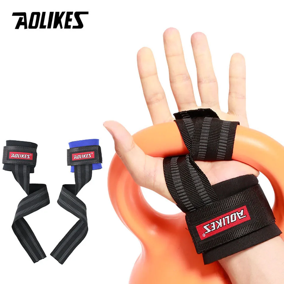 

AOLIKES 1 Pair Weight Lifting Straps-Weight Lifting Wrist Straps Wraps Grip for Gym Exercise Weightlifting Straps,Deadlift Strap