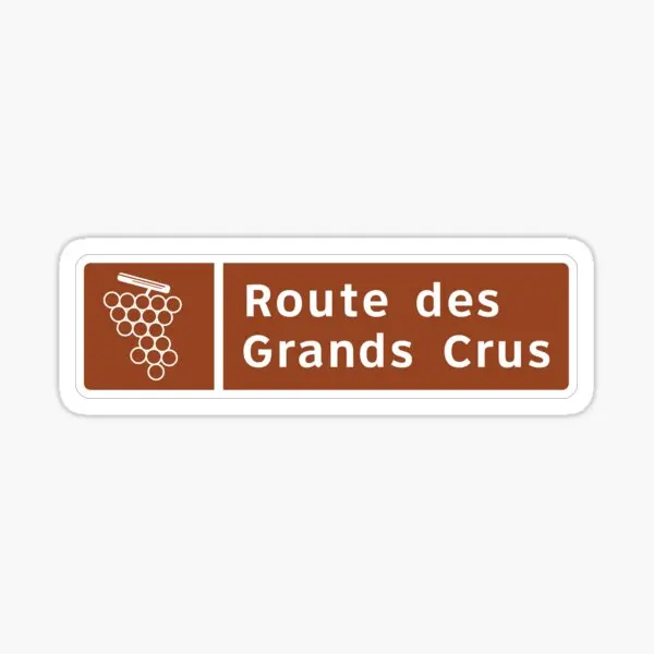 

Route Des Grands Crus French Road Sign 5PCS Car Stickers for Art Cute Funny Kid Motorcycle Stickers Living Room Anime Window