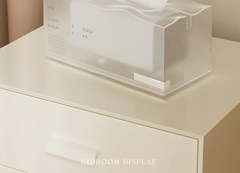 Desktop Tissue Box Iceberg Nakpin Holder for Living Room High-end Light Luxury Elastic Support Living Room Paper Box Bedroom
