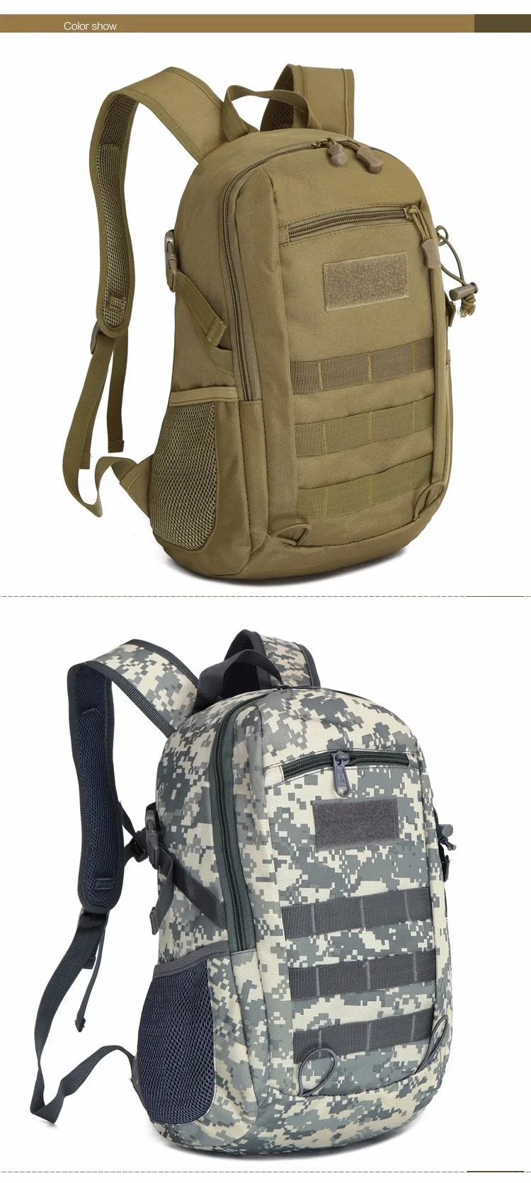Camouflage Tactical Backpack image 2