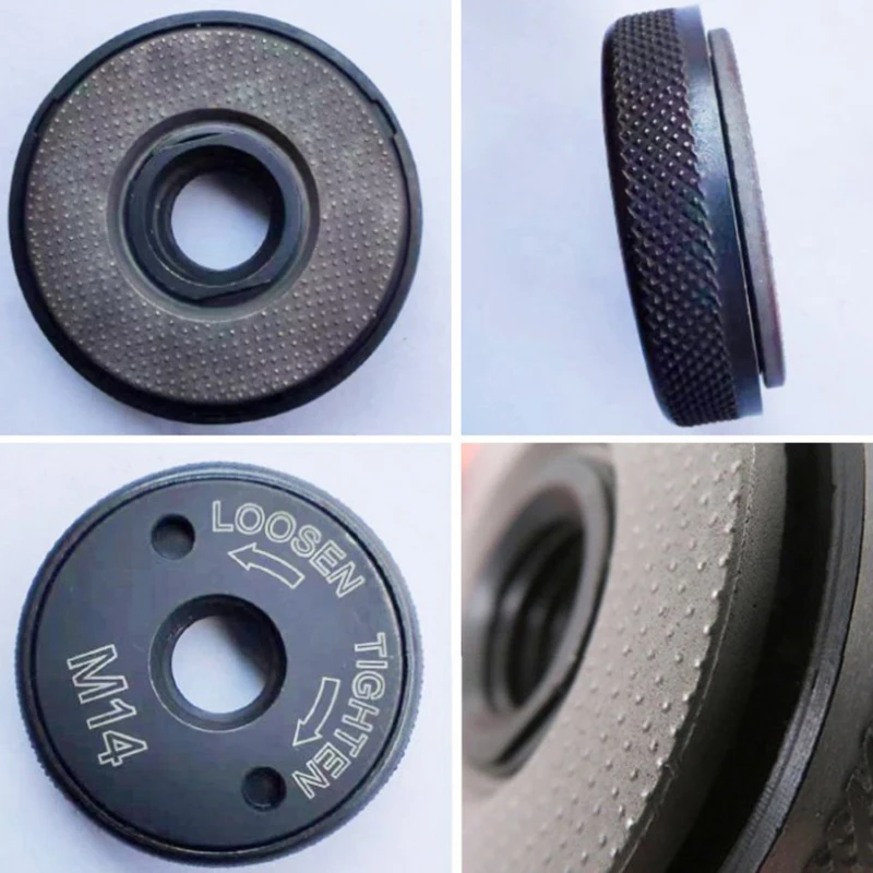 High Quality Practical M14 Pressing Plate Chuck Flange Nut Grinder Power Chuck Pressing Plate Quick Release Self-Locking New
