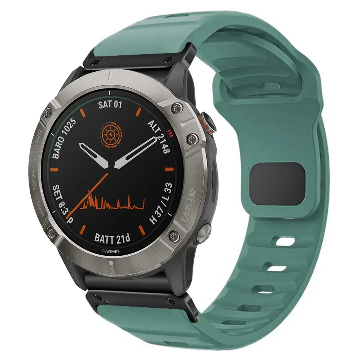 QuickFit Silicone No-Gap Watchband - Versatile 22mm & 26mm Strap