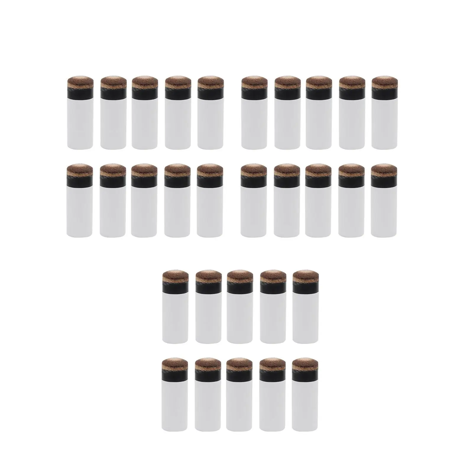 

10Pcs Pool Cue Tips Screw on Type Equipment Billiards Billiard Screw Tool Accessory Durable Pool Billiard Cues Tips