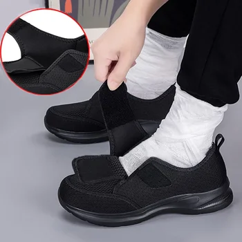 Women's Sneakers Orthopedics Wide Feet Swollen Walking Women Shoes Unisex Thumb Eversion Adjusting Breathable Diabetic Men Shoes 1