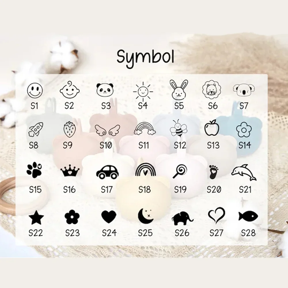 MIYOCAR Personalized Silicone Baby Pacifier Holder Case Custom Silicone Dummy Holder Dummy Storage Dummy Box Baby Shower Gift 5