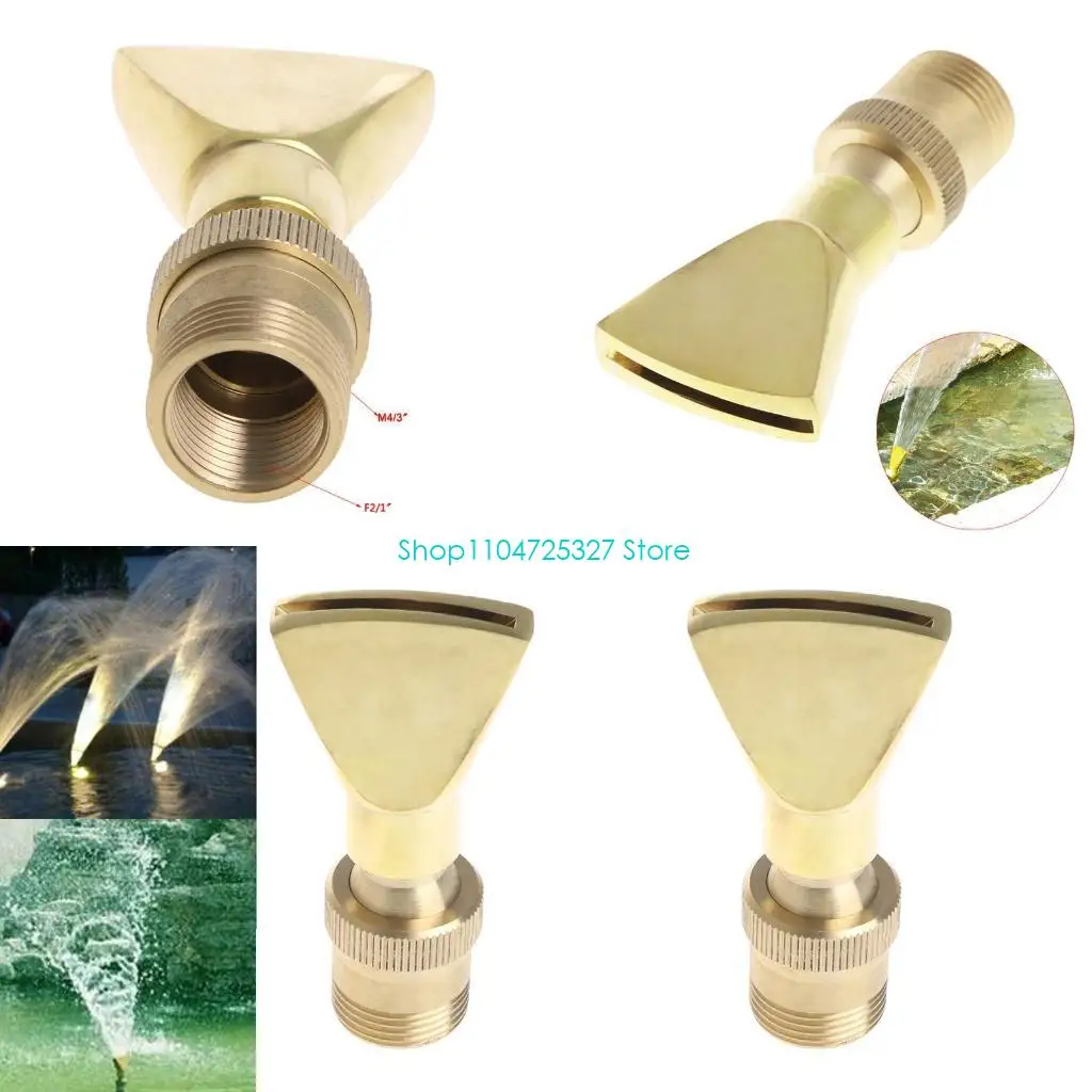 D8KF DN15 3/4 DN20 팬 모양 스프링 분수 연못 노즐 스프링클러 스프레..
