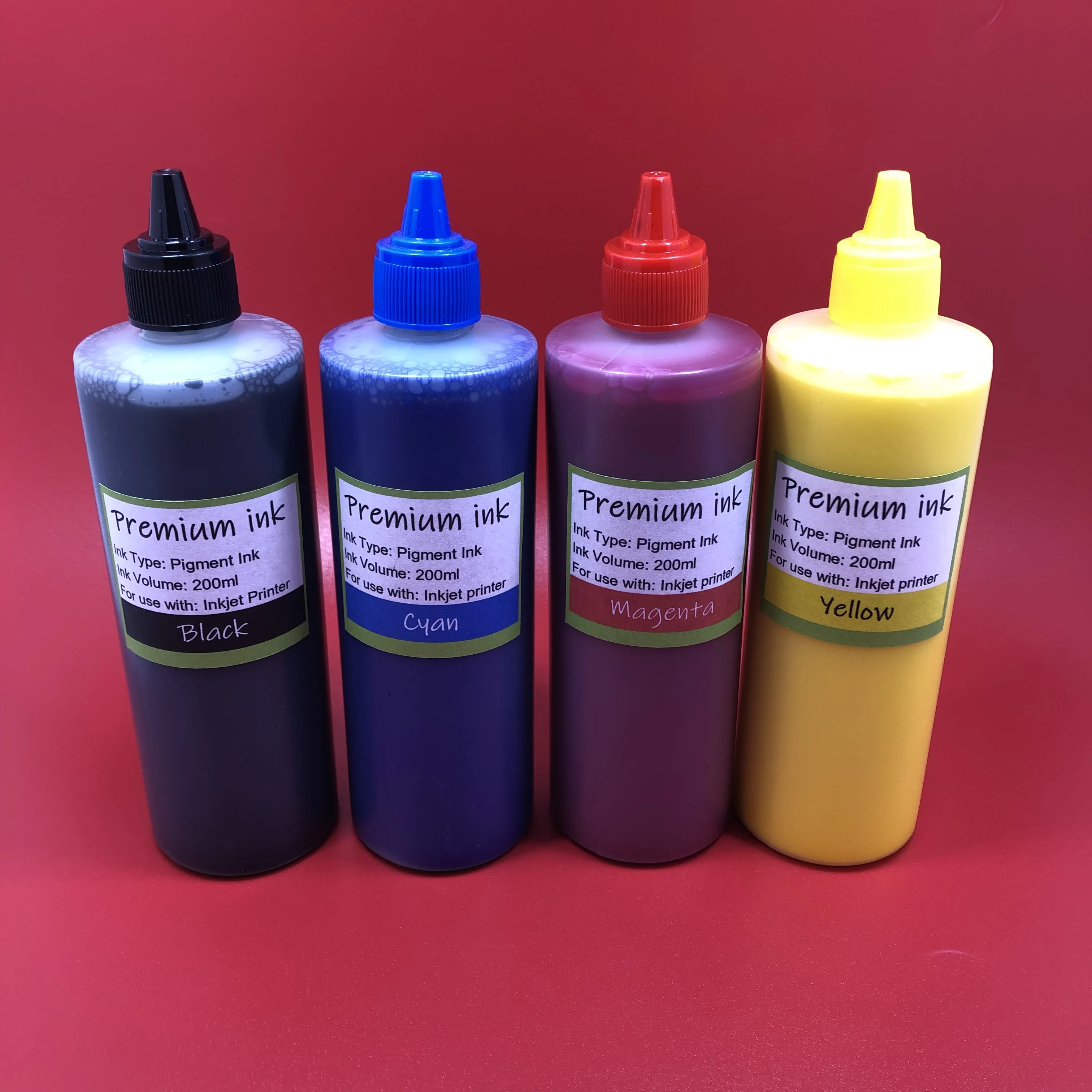 

YOTAT 4×200ml Universal Pigment Ink for HP for Canon for Brother for Epson for Lexmark for Ricoh printer