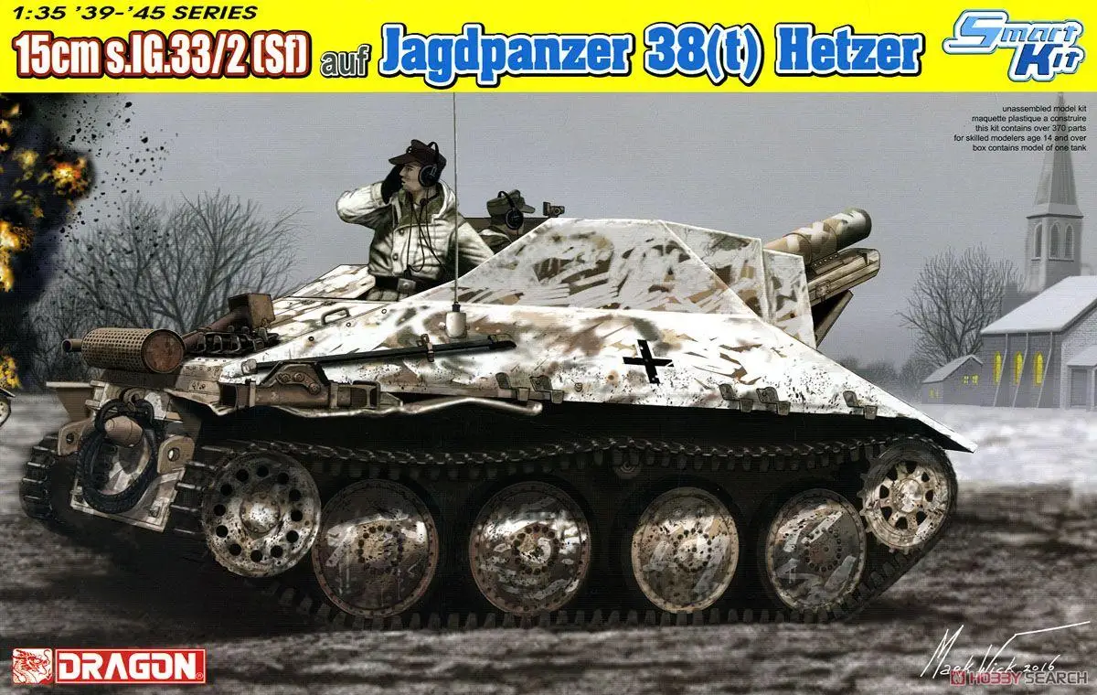

DRAGON 1/35 6489 15 см s.IG.33/2(Sf) на Jagdpanzer 38(t) Hetzer