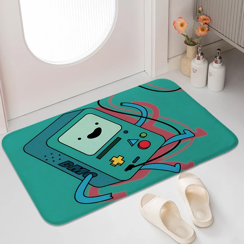 

Digital Print Bathroom Mat BMO Soft Doormat Entrance Door Washable Non-slip Kitchen Living Room Rug Hallway Carpet for Bedroom