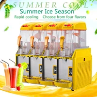 15L Singel Tank Slush Ice Machine Ice Cream Snow Smoothie Beverage Granita Maker Stainless Steel for Business Commercial 1