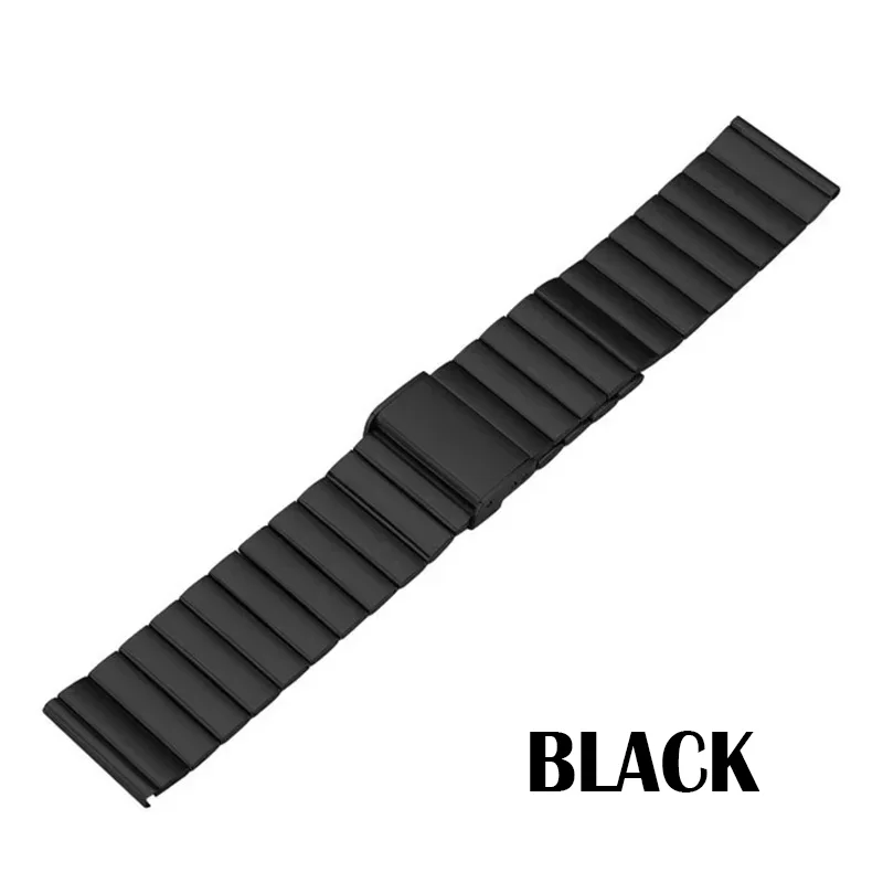 Elegant Stainless Steel Metal Wristwatch Band – Premium Replacement Strap, 20mm/22mm