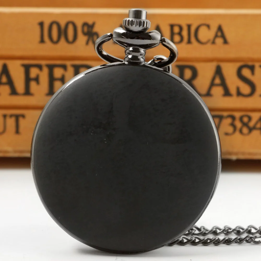 Rudder Design Quartz Pocket Watches Necklace Pendant Antique Gifts For Man with Fob Chain
