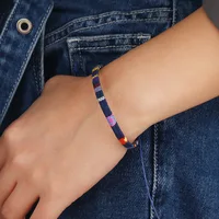 Ensemble de 24 bracelets de Style bohème pour femmes, Bracelet de Surf d'amitié en tissu coloré aléatoire pour hommes et femmes 6