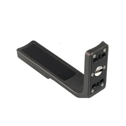 Versatile L - Shaped Bracket with Quick - Release Mount and 1/4 Interface - Black color