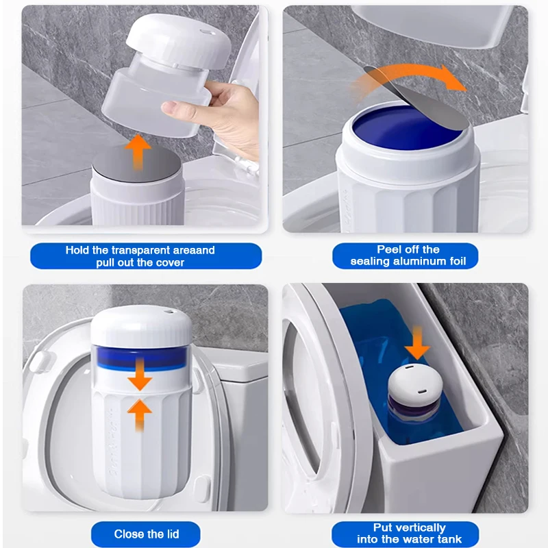 Automatic toilet cleaner cleaner, Procter&Gamble toilet spirit toilet, powerful for removing urine stains, deodorizing liquid, o 6