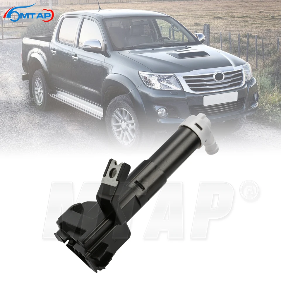 

MTAP Front Headlight Washer Nozzle For TOYOTA HILUX VIGO 2011 2012 2013 2014 2015 Headlamp Cleaning Water Spray Jet Actuator