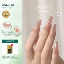 Nailpop Professional Nail Strengthening & Extension Gel (MBG - Nude)