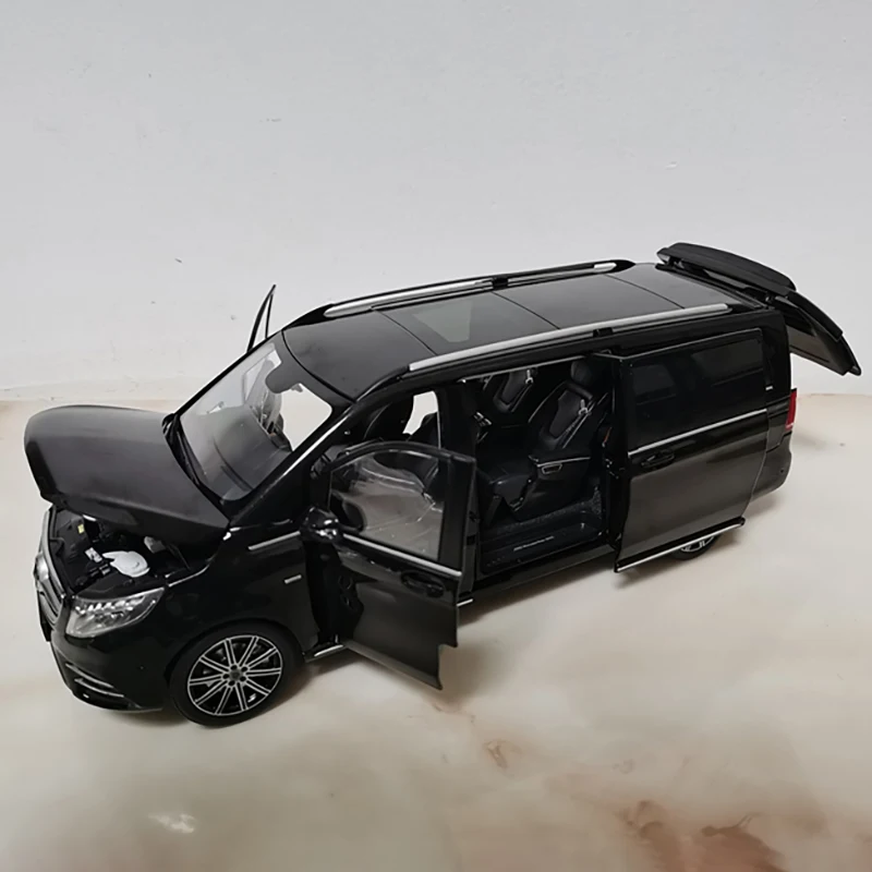 1:18 Original Mercedes-benz V260 V260l V-class Mpv Verano Business Car  Alloy Simulation Car Model Toys Collection Display Gifts - AliExpress