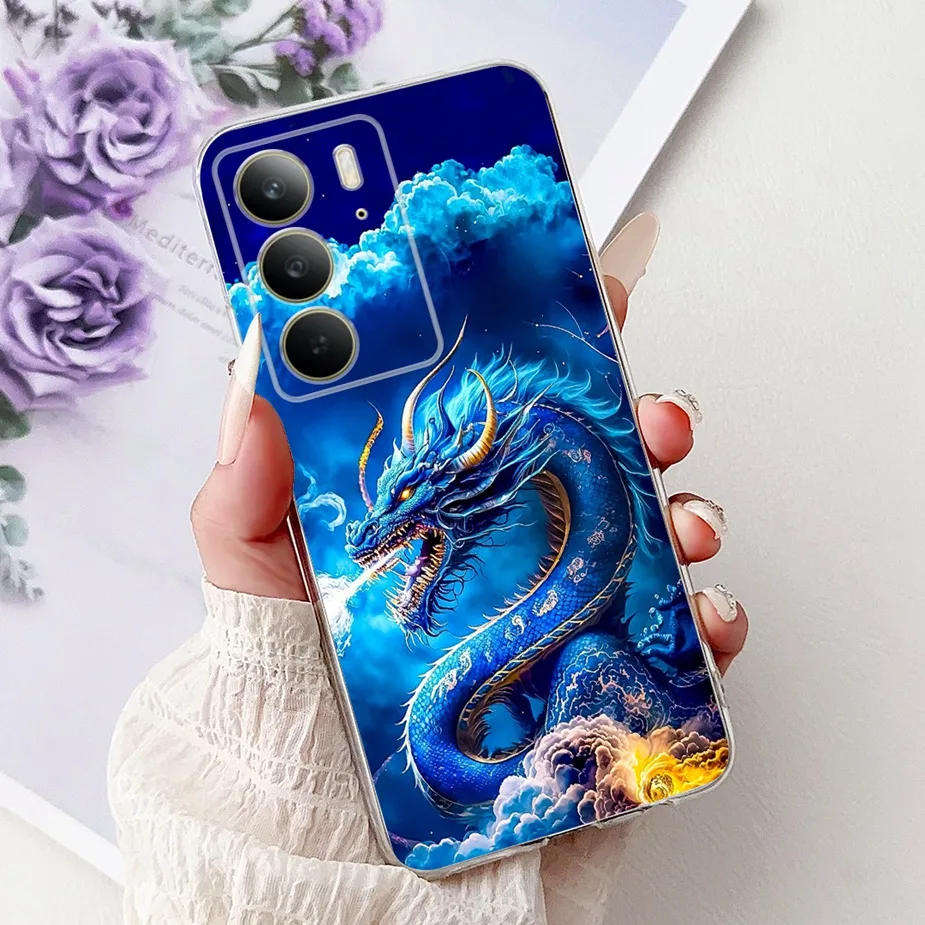 Stylish Painted Soft Silicone Phone Case - Back Cover Bags for Smartphone Protection