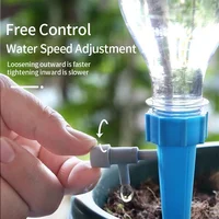Automatic Watering Kit Automatic Drip Irrigation System Kit Flower Plant Watering Spike Greenhouse Adjustable Control Dripers 5