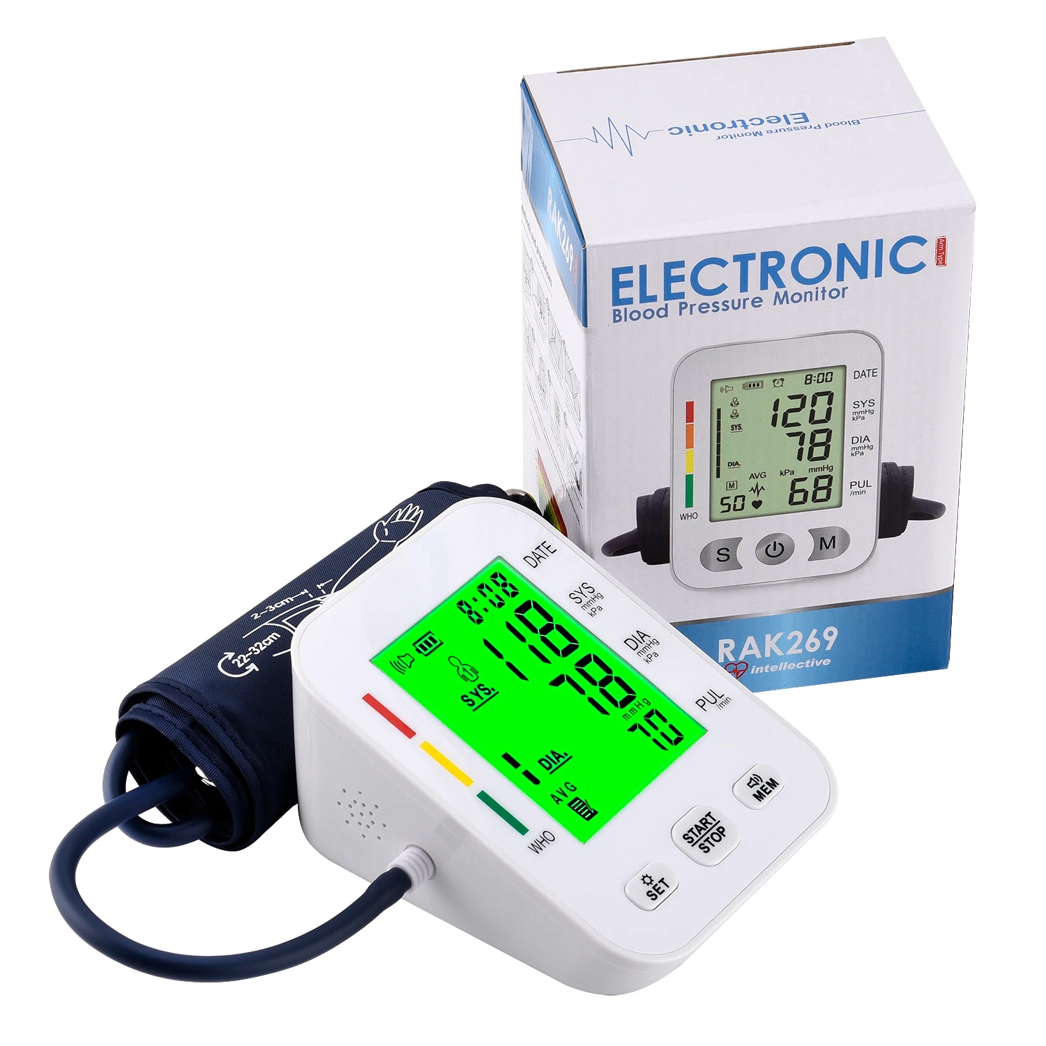 Szkia Digital Arm Tensiometer Manual Baumanometer Medical Sphygmomanometer Presion Arterial Blood Pressure Measurement