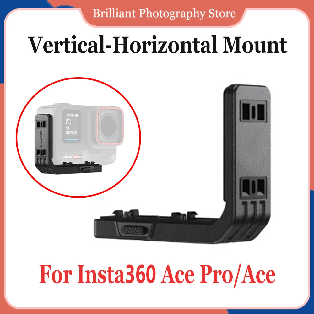 

Vertical-Horizontal Mount For Insta360 Ace Pro Unlock Mounting Freedom For Insta 360 Ace /Ace Pro Action Cameras Accessories New