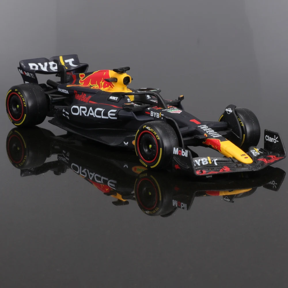 Bburago 1:43 F1 Model Regular Version  2023  Red Bull Racing RB19 #1 Verstappen #11 Perez Alloy Car Formula Die Cast Toy 2