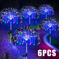 Solar Firework LED Stake Lights Outdoor Garden Decor Pathway Fairy Light Waterproof Yard Lawn Patio Landscape Decor Solar Lamp 1
