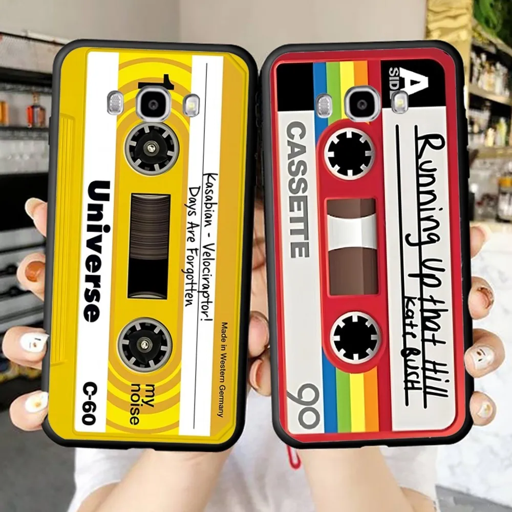 Classical Old Cassette tape Phone Case For Samsung J 7 plus 7core J7 neo J6 plus prime J6 J4 J5 Mobile Cover