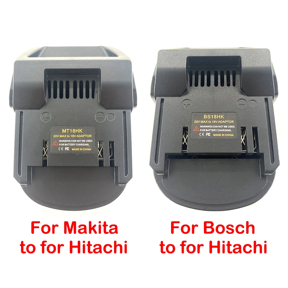 

Адаптер аккумулятора для Bosch и Makita, преобразователь на Hitachi / Hikoki 18V Batttery, электроинструмент BL1840 BSL1850 BL1860B, 2 шт.