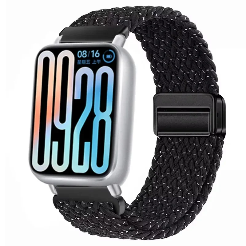 Nylon Braided Magnetic Buckle Strap - Breathable & Comfortable Replaceable Band