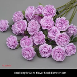 Elegant Purple Silk Floral Bouquet - Wedding & Home Decor (20)