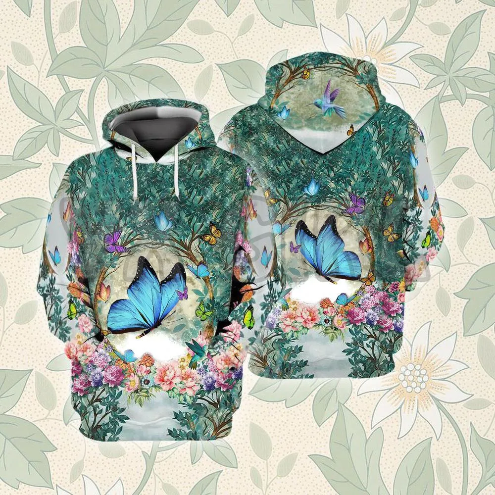 Bee Among Forest  3D Printed Hoodies  Unisex Pullovers Funny Dog Hoodie Casual Street Tracksuit