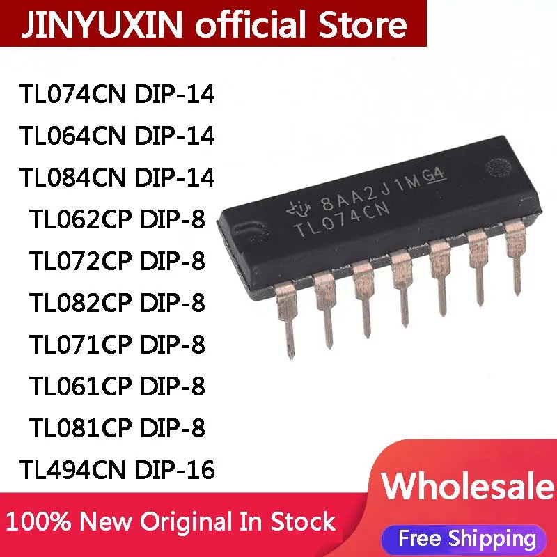 

50 шт. 100% Новый оригинальный TL074CN DIP-14 в наличии