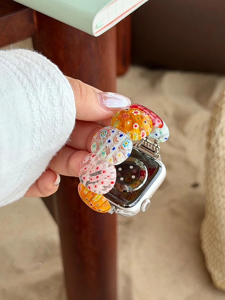 Elegant Crystal Elastic Band for Women - Stylish Watch Strap