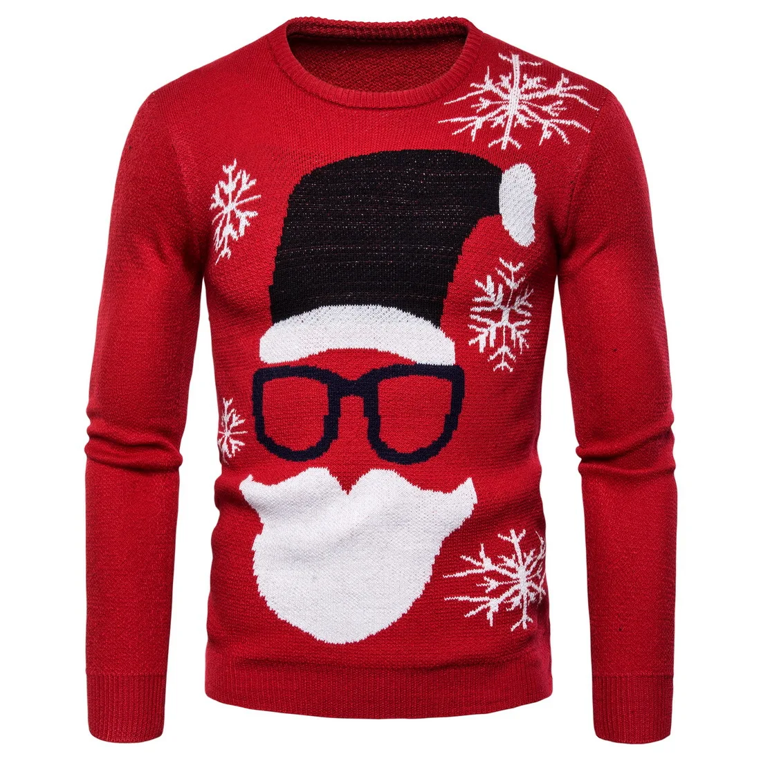 

Men Sweater Winter Warm Casual Knitted Pullover Sweaters