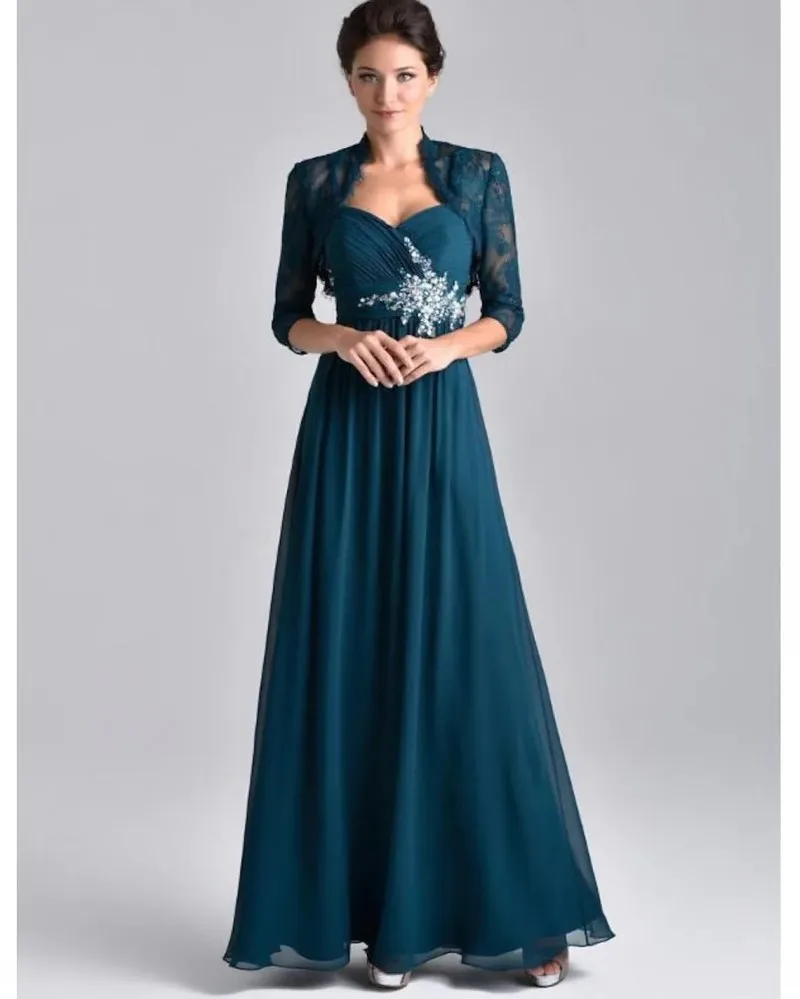 

Two Piece A-Line Mother of the Bride Dress Elegant Spaghetti Strap Floor Length Chiffon Lace Wedding Guest Formal Gowns Customed
