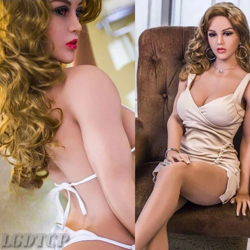 

163cm Huge Breast Blonde Sex Doll Adult Toys Realistic Vagina Pussy Big Ass Oral TPE Love Dolls For Man Lifelike Adult Sexual Pr
