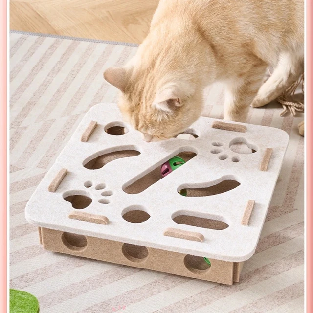 New Scratching Posts For Indoor Cats Sisal Cat Scratching Post Kitten Interactive Toy Indoor Exercise Toy Entertainment Supplies 3