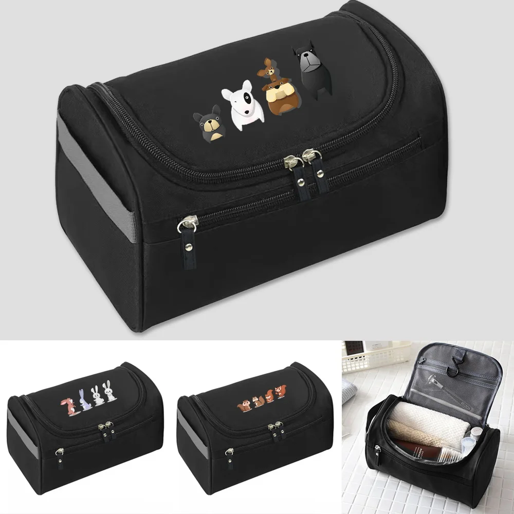 High Capacity Travel Portable Cartoon Makeup Bag Waterproof Toiletries Organizer Storage Cosmetic Cases Zipper Wash Beauty Pouch