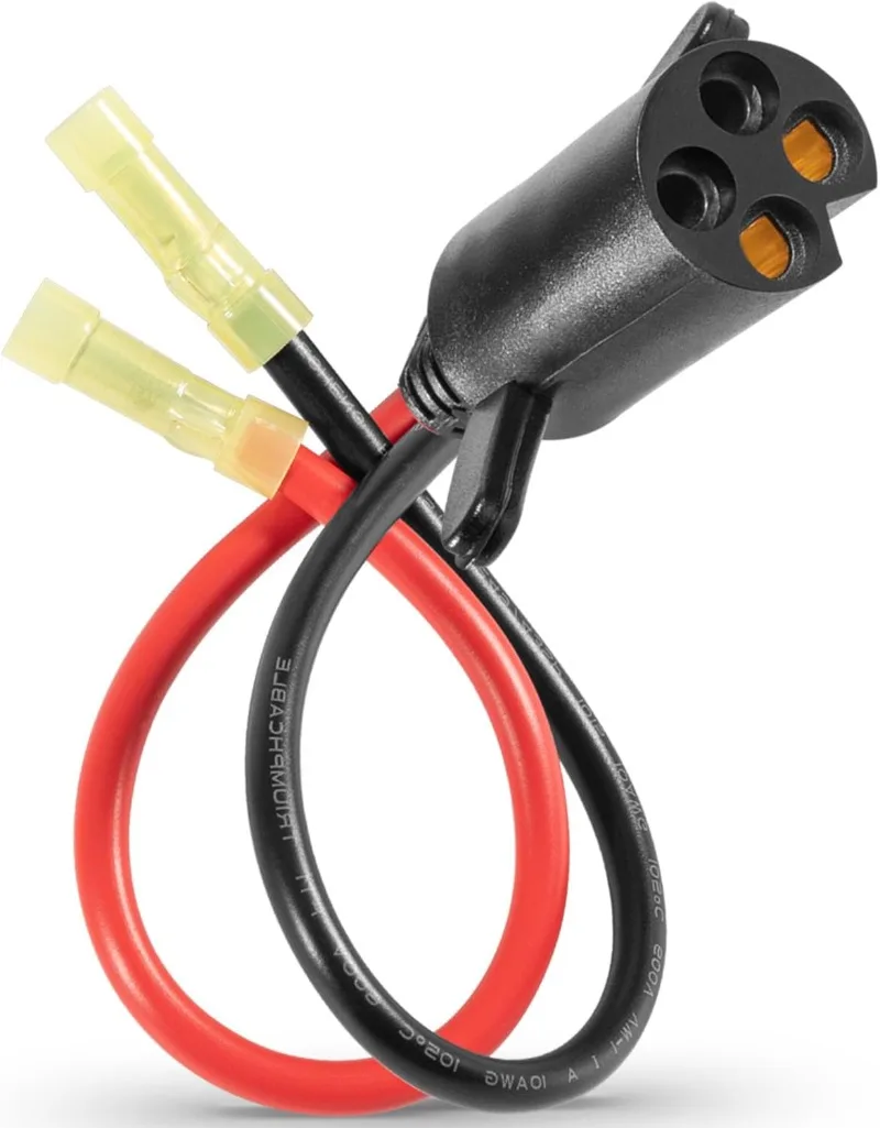 Chuangqian 8 M4000953 Spina Di Alimentazione Del Motore Da Traina, A 2 Poli, Si Collega Con Motori Da 12 Volt, 24 Volt O 36 Volt